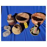 Pottery And Glass Lot