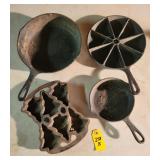 4 Pc Cast Iron