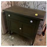 Antique Olive Green Washstand