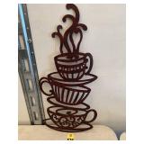 Coffee Lover's Metal Wall Art
