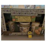 New Canister & Mug Set