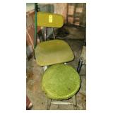 Green Stool And Chair