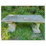 Concrete Bunny Bench