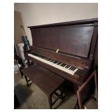 Vintage Piano And Bench* Must Bring Help To Move*