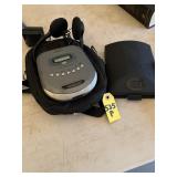 Retro Discman, Headphones, C D's & Case