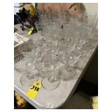 Vintage Etched Stemware