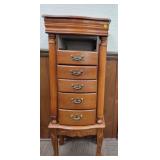 Jewelry Armoire - Missing Top Drawer