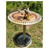 Metal Bird Bath