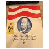 U S P S 1972 Stamps