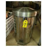 Chrome Trash Can 16' Tall
