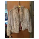 Vtg Rabbit Fur Coat ( Appears To Be Small Or Med)