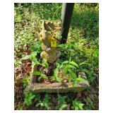 Concrete Planter & Bunny