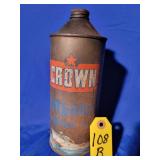 Crown Outboard Motor Oil Can