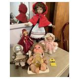 Little Red Riding Hood & Vtg Dolls