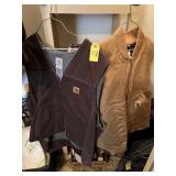 Men's Carthart & Bear River Vests Size X L