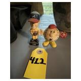 Vtg Chipper Jones Bobblehead & Wind-up