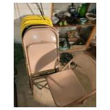 8 Metal Folding Chairs