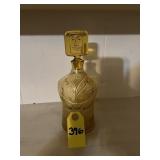 Antique Amber Art Glass Decanter From