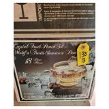Crystal Punch Bowl Set