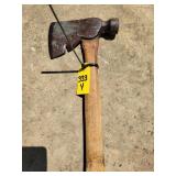 Blue Cross Hatchet