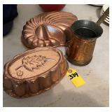 Vintage Molds And Copper Cezve