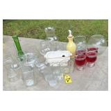 Assorted Glassware