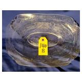 Depression Glass Bowl 10' X 7'
