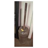 Antique Stoneware Butter Churn