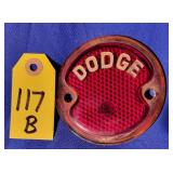Dodge Tail Light Lens - Glass 1940's -50's