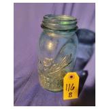 Blue Ball Jar # 13