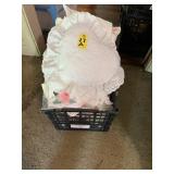 Crate Of Towels, Pillowcases & Misc