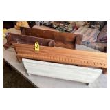 4 Wooden Wall Shelves