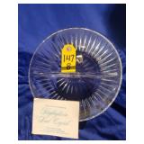 Lead Crystal Divided Dish