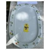 Vtg Anchor Hocking Japan Floret Platter