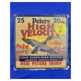 Vintage Peters 20 Ga Shotgun Shells