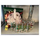 Christmas Dishes & Glass