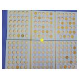 33 Lincoln Head Cents In Book