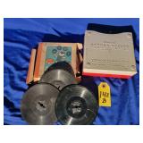 Carnival Toy Company Record Player & Records