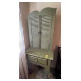 Antique Shutter Door Desk