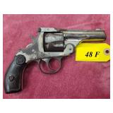 H & R 38 S & W Top Break Revolver, Nickel,