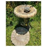 Concrete Birdbath