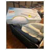New Memory Foam Pillow, Throw & Misc