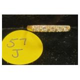 14 K Gold Diamond Ring Size 6   2.1 Grams