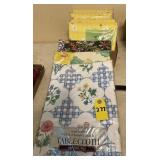 Box Of New Vinyl Tablecloths