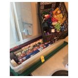Tote Of Misc Wrapping Paper, Bows & Ribbons