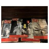 1938, 39, 40 & 43 Life Magazines