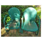 Vintage Metal Patio Chairs