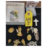 Costume Jewelry Angel Pins
