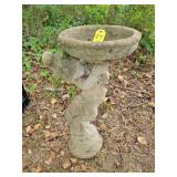 Concrete Bird Bath 24' Tall