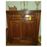 Antique Carved Cabinet 30' Hx 28.5' Wx 14.5' D